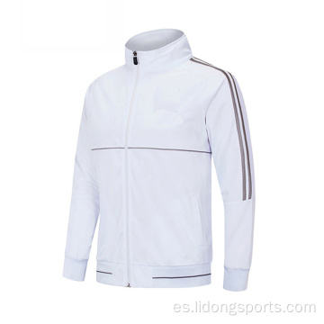 Chaqueta deportiva de estilo de moda con cremallera personalizada Lidong